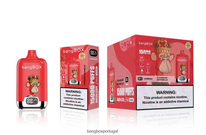 Bang Box 15.000 baforadas melancia morango - Bang Box Lisbon