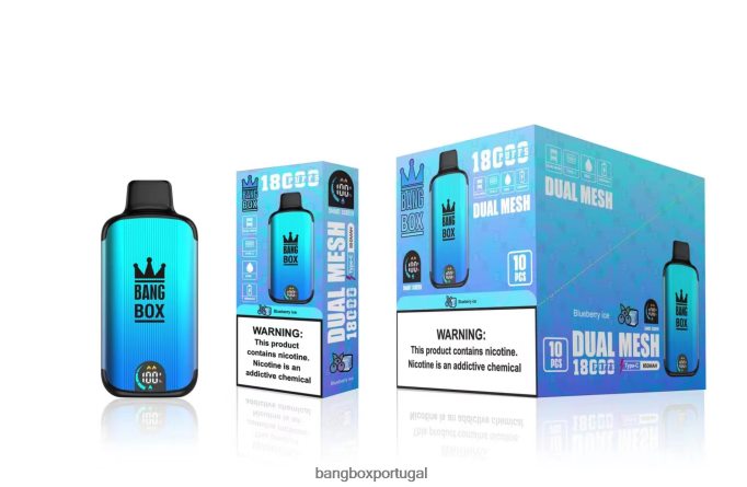 Bang Box 18.000 baforadas gelo de mirtilo - Bang Box Portugal