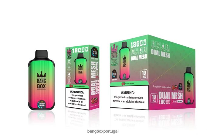 Bang Box 18.000 baforadas melancia de framboesa - Bang Box Lisbon
