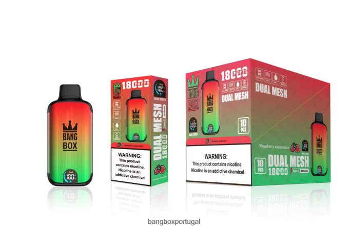 Bang Box 18.000 baforadas melancia morango - Bang Box Vape Price