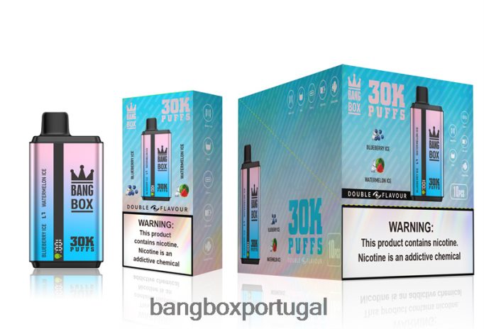 Bang Box 30.000 baforadas sabores duplos gelo de mirtilo e gelo de melancia - Bang Box Edition