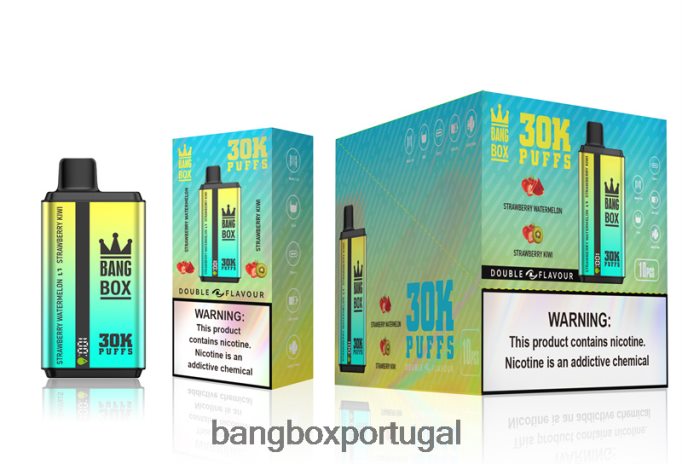 Bang Box 30.000 baforadas sabores duplos melancia morango e kiwi morango - Bang Box Edition