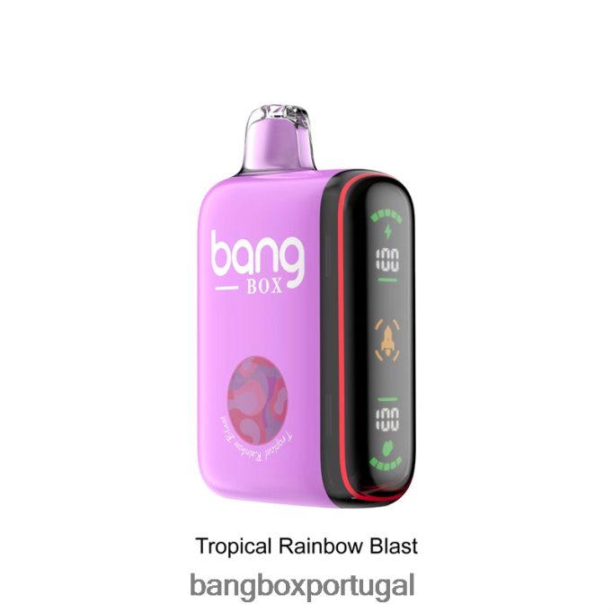 Bang Box Display de energia inteligente de 9000-18000 baforadas explosão de arco-íris tropical - Bang Box Portugal