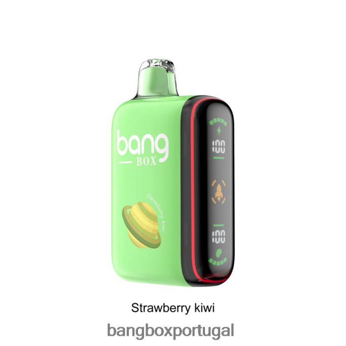 Bang Box Display de energia inteligente de 9000-18000 baforadas kiwi morango - Bang Box Lisbon