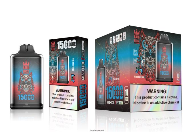 Bang Box s1-15000 baforadas gelo azul - Bang Box Vape Price