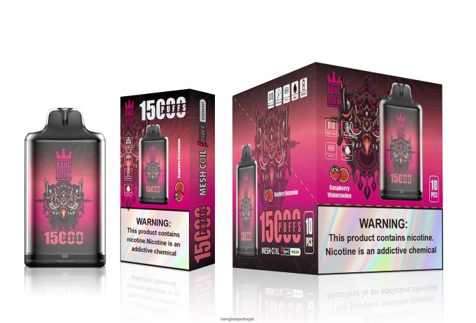 Bang Box s1-15000 baforadas melancia de framboesa - Bang Box Portugal