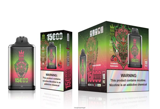 Bang Box s1-15000 baforadas melancia morango - Bang Box Vape Price