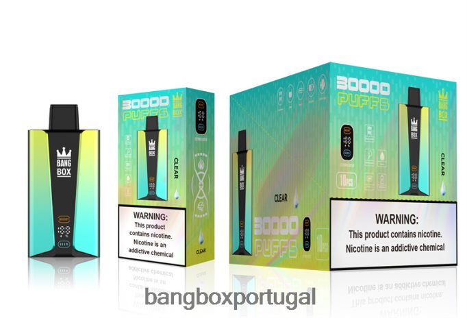 Bang Box Tela inteligente de 30.000 baforadas claro - Bang Box Portugal