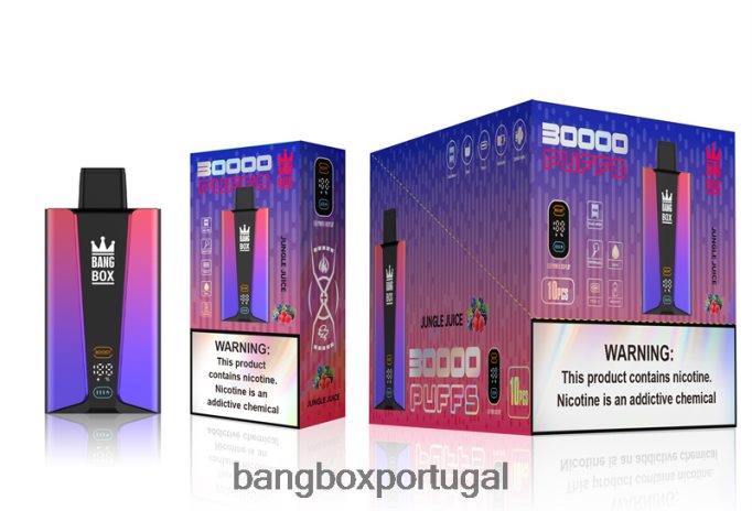 Bang Box Tela inteligente de 30.000 baforadas suco da selva - Bang Box Vape Price